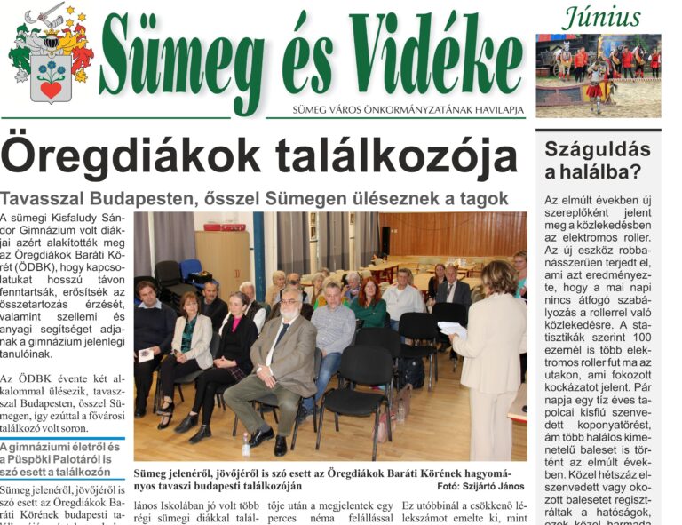 Megjelent a Sümeg és vidéke júniusi száma!