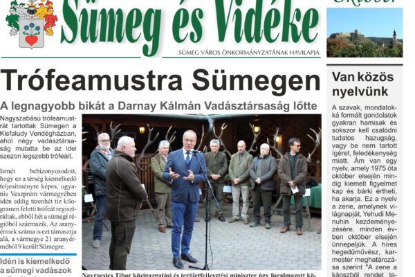A Sümeg és Vidéke októberi száma